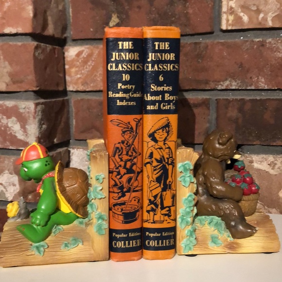 Set of 2 Vintage book ends - Picture 2 of 9